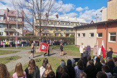 Przemarsz pocztu Sztandarowego.