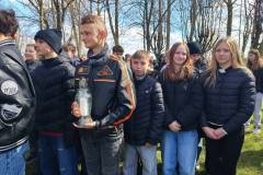 Uczniowie SP3 podczas uroczystości.